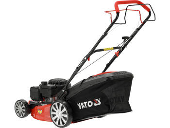 Yato бензиновая самоходная газонокосилка YT-85525, 460 мм, 2.4 кВт, 139 см³, LONCIN LC1P65FE, 62 л, 25-75 мм, 8 ступеней, 4-в-1 (YT-85525)