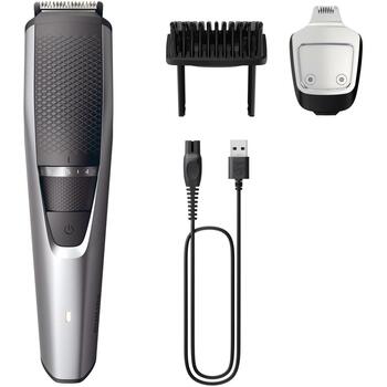 Philips Trimmeris BT3239/15, 90min, 2 piederumi, 20 garuma iestatījumi, nerūsējošais tērauds/Titāns (BT3239/15)