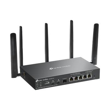 TP-LINK ER706WP-4G, AX3000 Gigabit VPN-шлюз, 4G+ Cat6, 5xGbE, 4xPoE+, 45W, WiFi 6, IPSec/SSL/WireGuard/OpenVPN/PPTP/L2TP (ER706WP-4G)