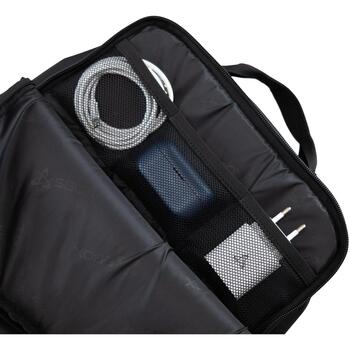 Sbox Mugursoma DUBLIN-B, 10-20L, 40x30x10-20cm, poliesters, klēpjdatora mugursoma, ceļojumiem, uz darbu (DUBLIN-B)