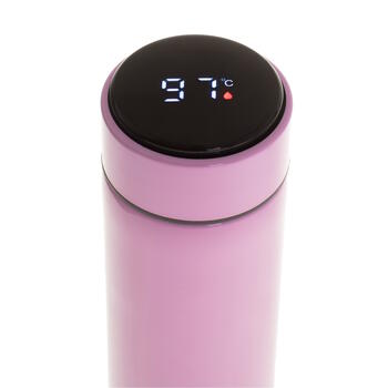Термобутылка из нержавеющей стали AD 4506P 500 ml двойная стенка с изоляцией Розовая Adler (AD 4506 pink)