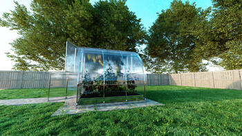Siltumnīca KLASIKA TUBE 3 x 2m ar pamatiem - 6mm polikarbonāts 4779037491551 KLASIKA GREENHOUSE (4779037491551)