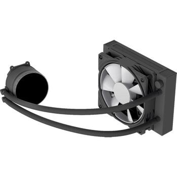 Gamemax procesora dzesētājs ICEBURG 120 BK, 62.82 cfm, TDP līdz 180W, ARGB LED apgaismojums, 800-2000 rpm (ICEBURG 120 BK)