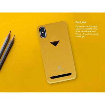 VixFox Чехол CSBS-iPh-8plus-yellow, 4.7'', желтый, веганская кожа, противоскользящая поверхность, защита от царапин (CSBS-iPh-8plus-yellow)