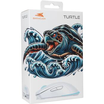 Baracuda Pele TURTLE-W BGM-122, 3200 DPI, 6 pogas, 95 g, bezvadu, RF 2.4 GHz, apgaismojums (TURTLE-W)