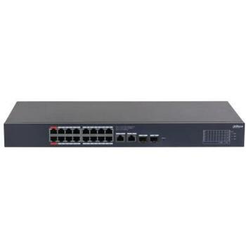 Dahua CS4220-16GT-240 управляемый коммутатор 18 RJ-45 портов, 16 PoE портов, 40 Gbit/s, 240 W PoE бюджет, 32 VLAN (CS4220-16GT-240)