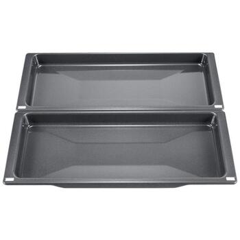 Bosch Universālā panna HEZ530000, 2 puspannas, saderīga ar Bosch 6. un 4. sērijas 60cm krāsnīm (HEZ530000)