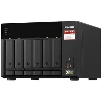 Qnap NAS komutators TS-673A-8G AMD Ryzen V1500B 2.2 GHz, 8 GB atmiņa, 6 x 3.5 collu SATA, 2.5GbE, 2 x M.2 NVMe (TS-673A-8G)