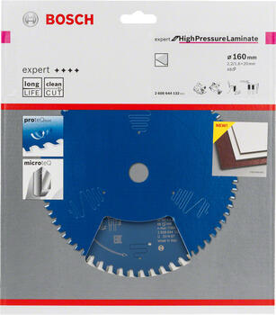 Zāģa asmens augstspiediena laminātam, 160 mm, 48 zobi, 2608644132, BOSCH (2608644132)