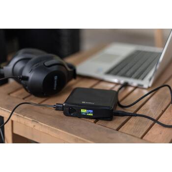 Sandberg Пауэрбанк 421-25, 20000 мАч, USB-C, USB-A, 15 Вт беспроводная зарядка, быстрая зарядка 100 Вт (421-25)