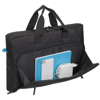 Rivacase Кейс 8059BLACK, 43.9см, 575г, 300мм, 460мм, 60мм, плечевой ремень, ручки, монохромный (8059BLACK)