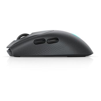 Dell Vadu spēļu pele AW720M 545-BBDN, 26000 DPI, 8 pogas, bezvadu, melna krās. (545-BBDN)