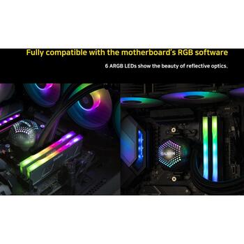 Zalman Охладитель ZM-MH10, 55g, Серебристый, 137x8,5x40mm, 3-контактный RGB, 5V, алюминий, ABS, совместим с RAM (ZM-MH10)