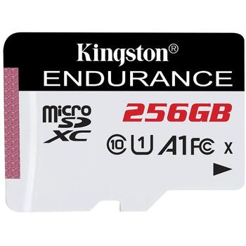 Kingston Карта памяти SDCE/256GB, 256 GB, microSDXC, A1, UHS-I, 95 MB/s, 45 MB/s (SDCE/256GB)