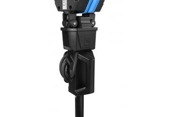 Hogert prožektors ar statīvu HT1E455, 10000lm, IP54, IK08, 3m kabelis, 56 SMD LED, 6500K, 100-240V (HT1E455)
