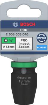 Trieciena uzgriežņatslēgām PRO IMPACT MUCIŅA BOSCH 2608003046 (2608003046)