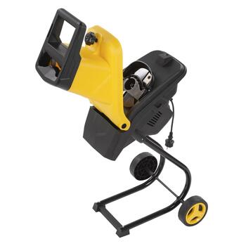 Powerplus измельчитель POWEG6420, 2500Вт, 230-240В, 50Гц, 45мм, 85кг/ч, 3800мин-1, мешок-сборник, колеса, пылезащитный выключатель (POWEG6420)