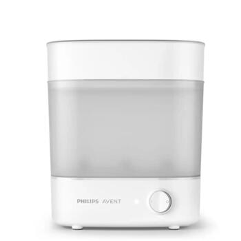 Philips Avent паровой стерилизатор SCF291/00, для 6 бутылочек, 10 мин, 99,9% микробов, PP, 304x183x359 мм (SCF291/00)