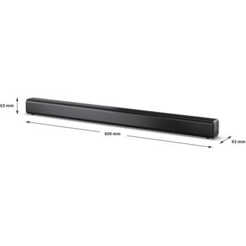 Sharp 2.0 звуковая панель HT-SB145, 150 Вт, Bluetooth, черный, беспроводное соединение, 2.0 канала (HT-SB145)