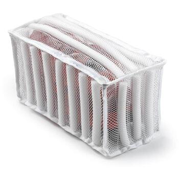Jata HPLA8020 сумка для стирки обуви, 36x16x16см, полиэстер, белая, с шумопоглощающей пеной (HPLA8020)