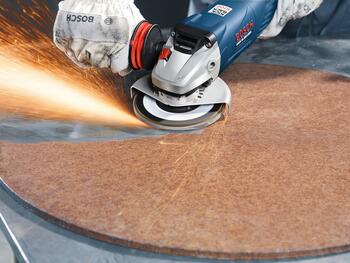 Slīpp.slīpšķīvis metālam D=125 mm, K 120, 1 gab., Mazām leņķa slīpmašīnām X551 EXPERT FOR METAL VĒDEKĻVEIDA DISKI, IZLIEKTĀ VERSIJA, 2608607347, BOSCH (2608607347)