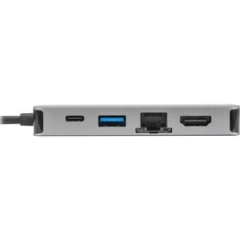 Targus док-станция DOCK419EUZ, 1x HDMI, 1x VGA, 1x RJ-45, 2x USB-A, 1x USB-C, 100W PD, 4K, серая (DOCK419EUZ)
