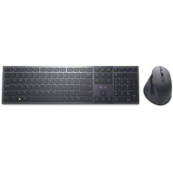 Dell Premier sadarbības klaviatūra un pele KM900 580-BBCZ, Bluetooth 5.1, 200-8000 dpi, USB-A, akumulators, QWERTY, peles pogas 3 (580-BBCZ)