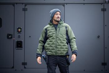Hogert Куртка HT5K924-2XL, 2XL, 240 г/м², 100% полиэстер, фиксированный капюшон, светоотражающие элементы, осень зима (HT5K924-2XL)