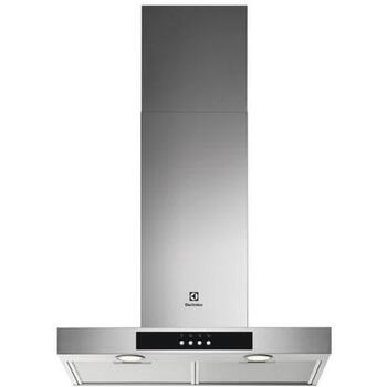 Electrolux LFT526X вытяжка каминного типа, 60см, 200-600м³/ч, 46-70дБ, LED, 2 алюм. фильтра, класс B (LFT526X)