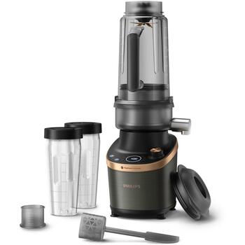 Philips настольный блендер HR3770/10 1500 Вт, 2 л, 22000 об/мин, ножи из нержавеющей стали, Tritan чаша, 12 скоростей (HR3770/10)