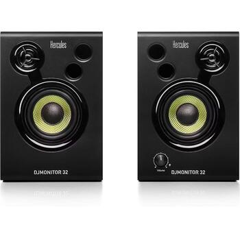 Hercules DJMonitor 32 4780885, 60-20000 Гц, 15 Вт, 60 Вт, 7,62 см, черный, MDF, 2 динамика (4780885)