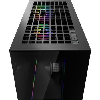 Arctic Kaste Xtender VG (Mirror Black) ACPCC00019A, 529mm, 231mm, 529mm, 5 ventilatori, 6 disku atbalsts, A-RGB (ACPCC00019A)