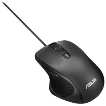 Asus Ergonomiskā pele UX300 PRO 90XB04B0-BMU000, 3200 DPI, USB 2.0, 6 pogas, melna, pretslīdoši sānu paneļi (90XB04B0-BMU000)