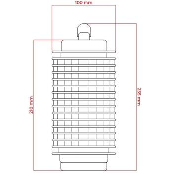 Lumio лампа от комаров 101901, 1,2Вт, AC 220-240В, 30м2, IP20, без химикатов (101901)