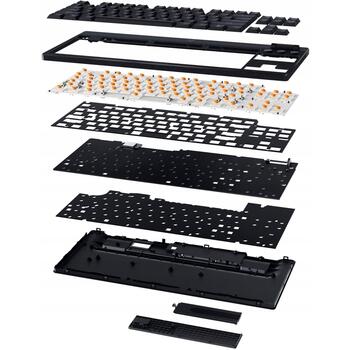 Razer BlackWidow V4 Low-Profile Tenkeyless HyperSpeed RZ03-05450100-R3M1 клавиатура, US, беспроводная, Bluetooth, 2.4 ГГц (RZ03-05450100-R3M1)