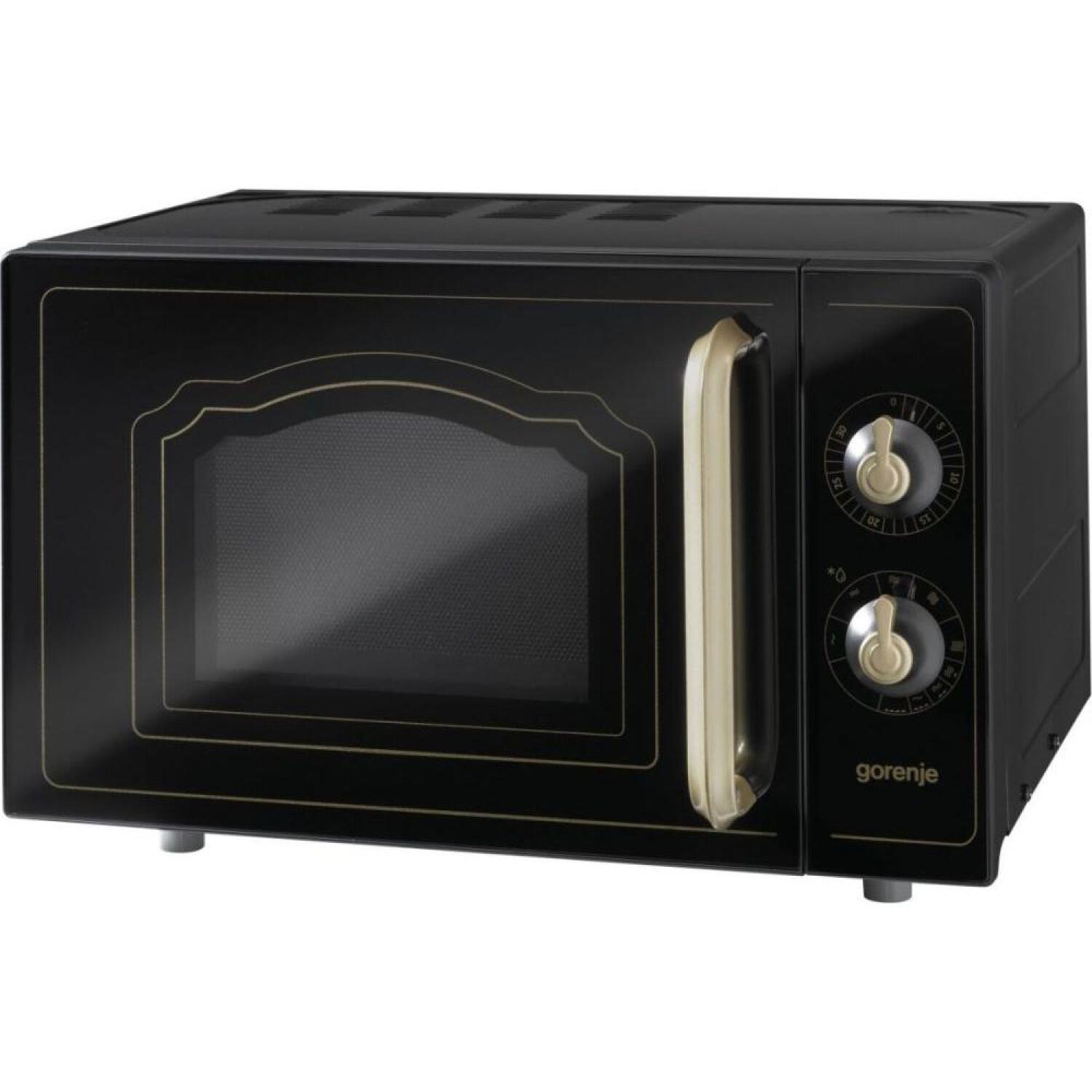 Gorenje СВЧ-печь с грилем MO4250CLB, 20 Л, 700 Вт, Гриль, Черный, 360°StirTechnology, CeramicInside, EasyClean (MO4250CLB)