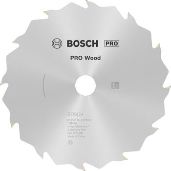 Ripāģa disks 165x20/16mm Speedline Wood 18, Rokas ripzāģiem PRO WOOD RIPZĀĢA ASMENS, 2608642600, BOSCH (2608642600)