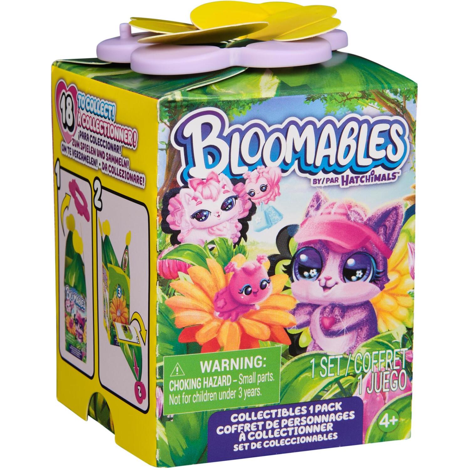 Hatchimals interaktīvā rotaļlieta 6074234, 3-6 gadi, 12 iepakojumi, Bloomables kolekcija, atverams iepakojums (6074234)
