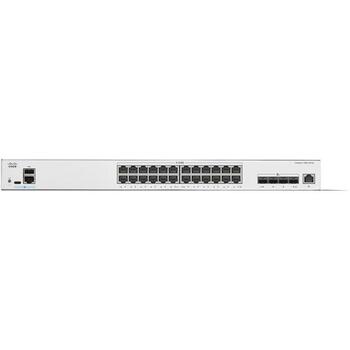 Cisco коммутатор C1300-24XT, 24x 10/100/1000, 4x 10G SFP+, 1 вентилятор, без PoE (C1300-24XT)