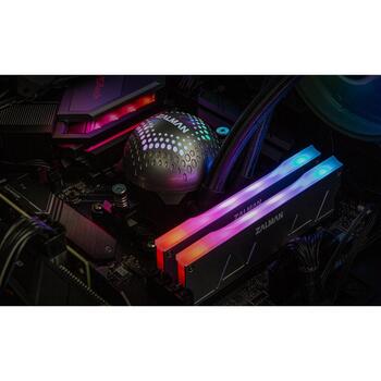 Zalman Охладитель ZM-MH10, 55g, Серебристый, 137x8,5x40mm, 3-контактный RGB, 5V, алюминий, ABS, совместим с RAM (ZM-MH10)