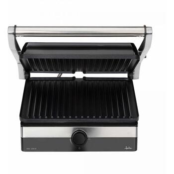 Jata Гриль JEGR1596, 2000W, 230V, 29x23,6см, поцарапанные пластины, наклонная верхняя пластина, антипригарное покрытие (JEGR1596)