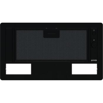 Gorenje BHI681EB tvaika nosūcējs, 58 cm, 370 m³/h, mehāniskā vadība, LED, melns, D klase (BHI681EB)