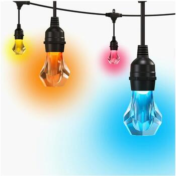 Nanoleaf Essentials Matter Smart Multicolour Outdoor String Lights Starter Kit NF084K02-20SLO, 15m, 1100 лм, 20 LED, IP65, 16M+ (NF084K02-20SLO)