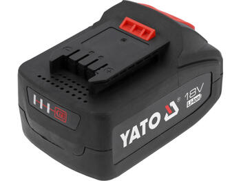 Yato YT-828463 akumulators 18V Li-Ion 4Ah, 72Wh, 60A, ātrā uzlāde, uzlādes indikators (YT-828463)