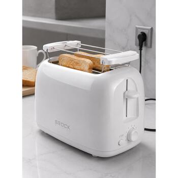 Brock BT 1008 WH Tosteris, 750W, 2 šķēles, balts, regulējams līmenis, automātiska izslēgšanās (BT 1008 WH)