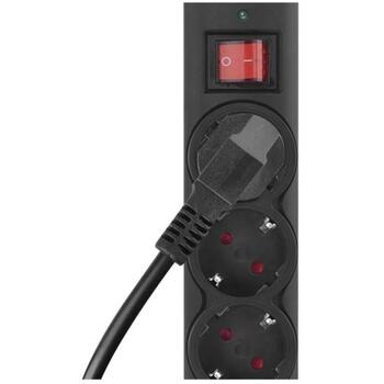 Emos Pārsprieguma aizsargs P54214, 1,5 m, 3 kontaktligzdas, 2300 W, 10 A, bērnu aizsardzība, slēdzis ar apgaismojumu (P54214)