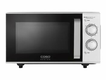 Свободностоящая микроволновая печь с грилем и керамическим дном 25 L 900 W серебристая MG25 Ecostyle 03329 Caso (03329)