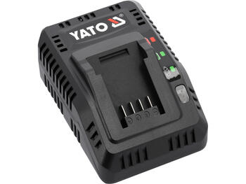 Yato akumulatora lādētājs YT-828498, 18V, 2.2A, Li-Ion, 200-240V, 50/60Hz, uzlādes indikators, IPX0, II klase (YT-828498)