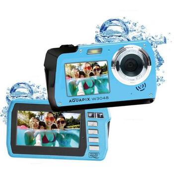 Easypix Aquapix W3048-I Iceblue Edge 10075, цифровая камера, 13МП, 4K, 3