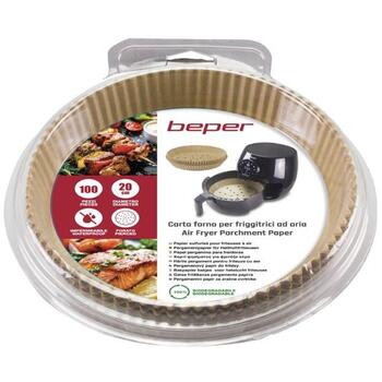 Beper набор форм для выпечки C103ACC001, 100 шт., 20см, 4.5см, маслоотталкивающие, биоразлагаемые (C103ACC001)